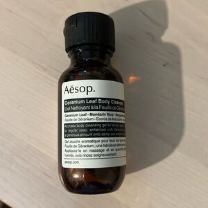 Aesop geranium leaf body cleanser travel size